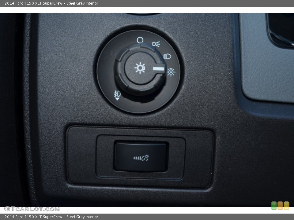 Steel Grey Interior Controls for the 2014 Ford F150 XLT SuperCrew #88908349