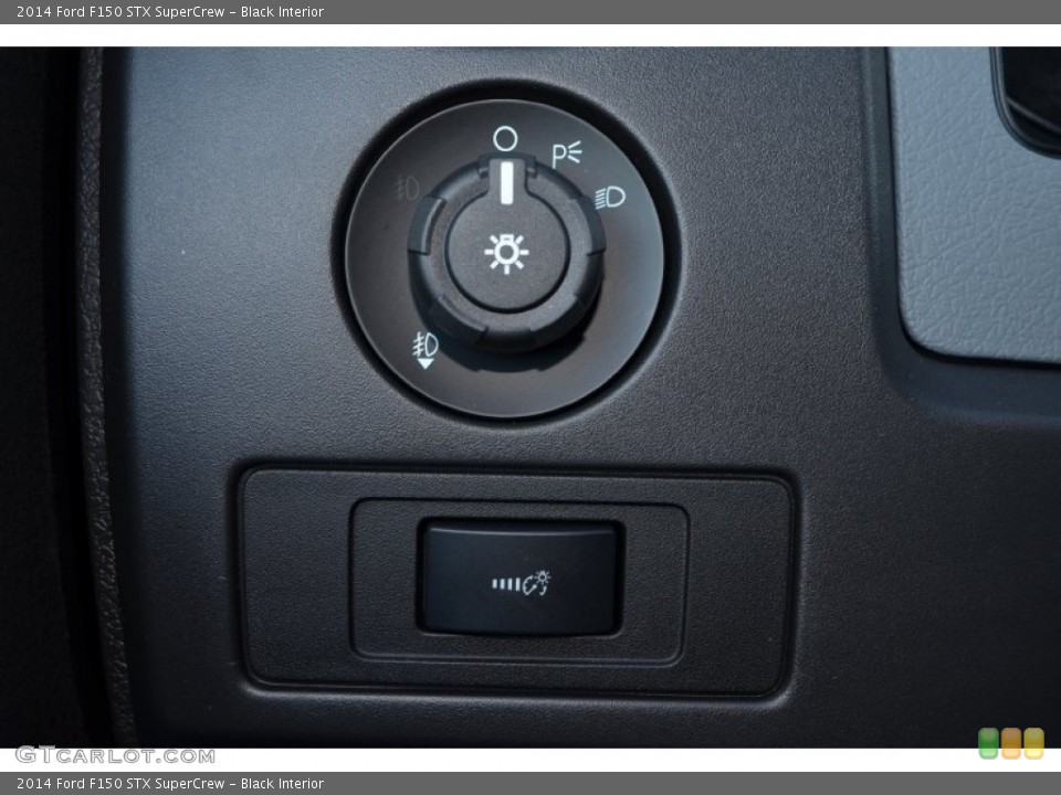 Black Interior Controls for the 2014 Ford F150 STX SuperCrew #88909596