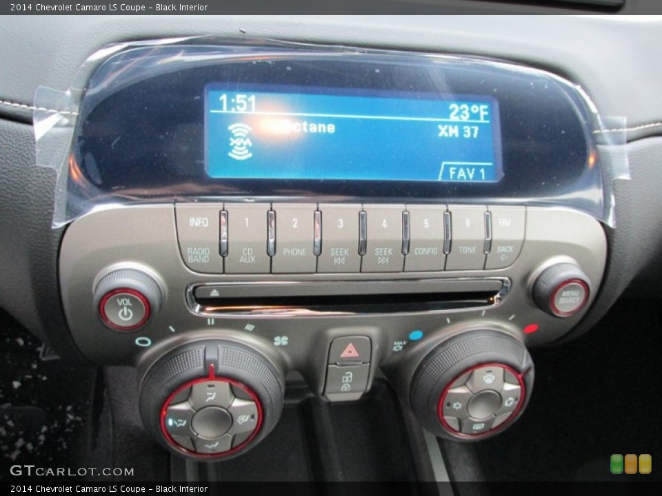 Black Interior Controls for the 2014 Chevrolet Camaro LS Coupe #88914015