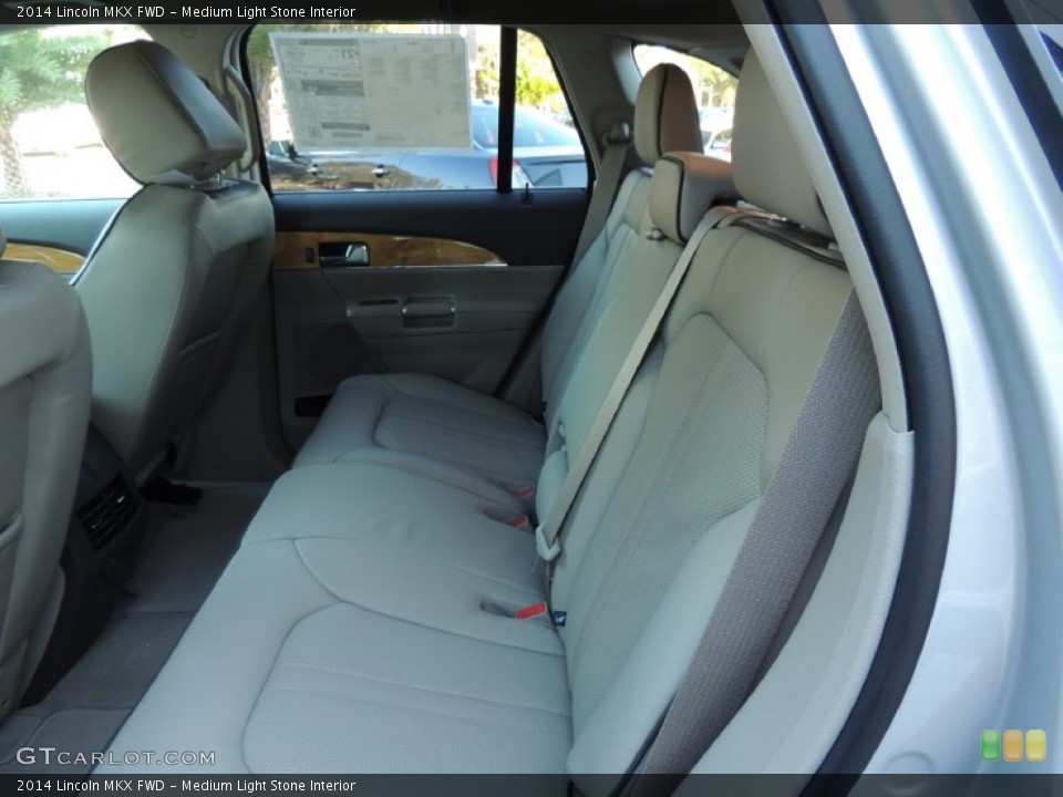 Medium Light Stone Interior Rear Seat for the 2014 Lincoln MKX FWD #88921061