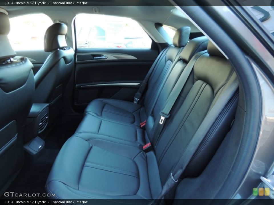 Charcoal Black Interior Rear Seat for the 2014 Lincoln MKZ Hybrid #88922408