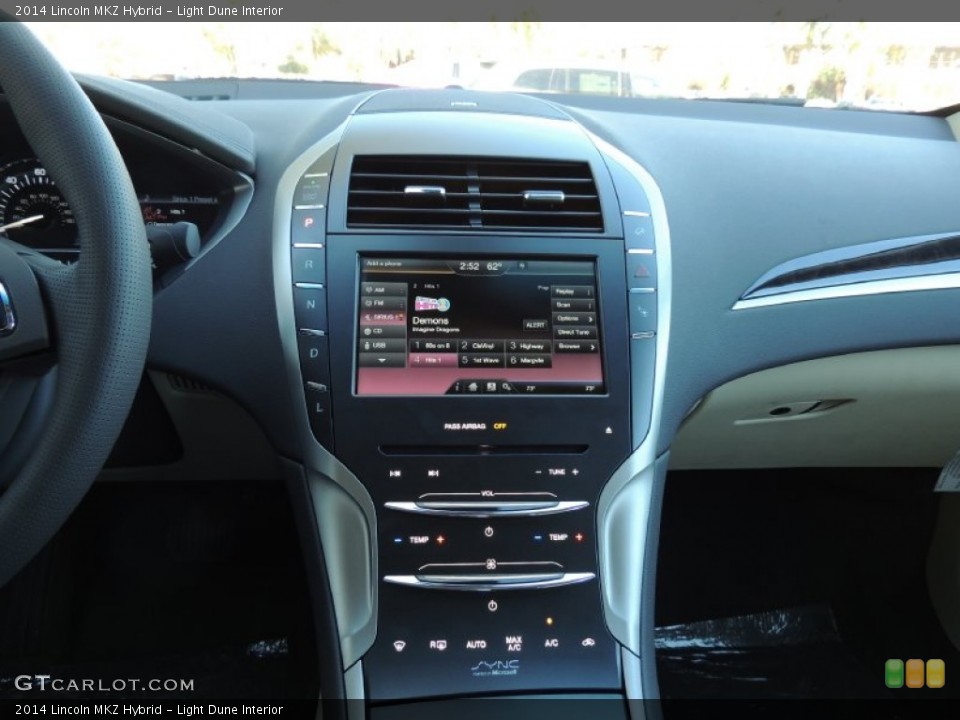Light Dune Interior Controls for the 2014 Lincoln MKZ Hybrid #88922987