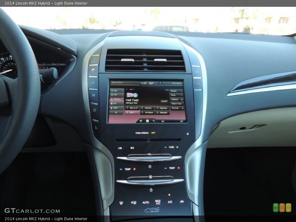 Light Dune Interior Controls for the 2014 Lincoln MKZ Hybrid #88923232