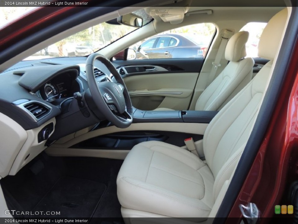 Light Dune Interior Front Seat for the 2014 Lincoln MKZ Hybrid #88923416
