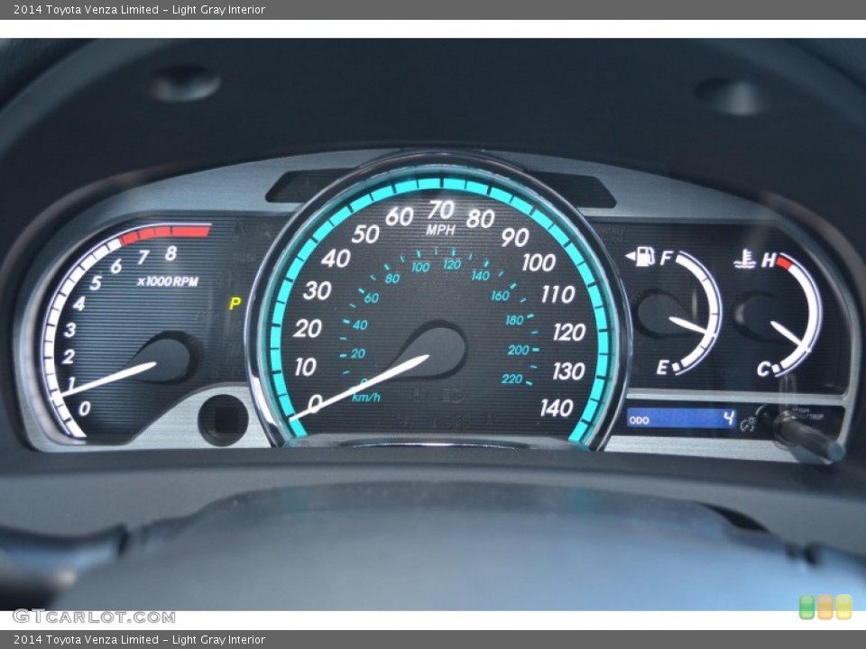 Light Gray Interior Gauges for the 2014 Toyota Venza Limited #88924208