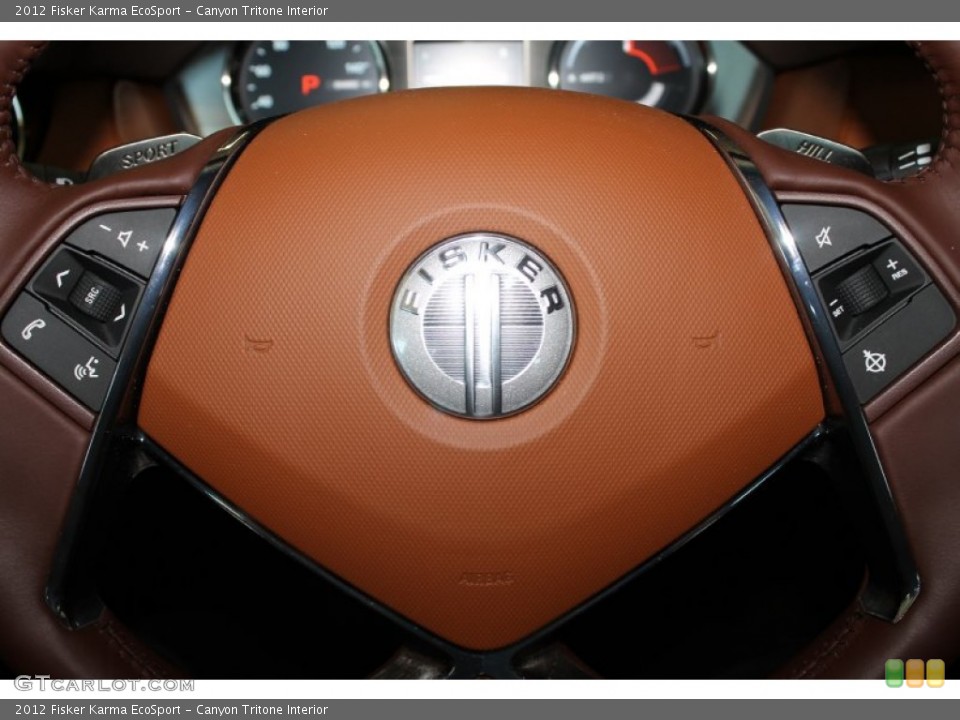 Canyon Tritone Interior Steering Wheel for the 2012 Fisker Karma EcoSport #88926192