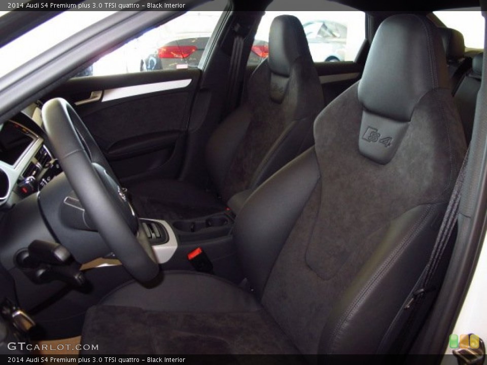 Black Interior Front Seat for the 2014 Audi S4 Premium plus 3.0 TFSI quattro #88930191