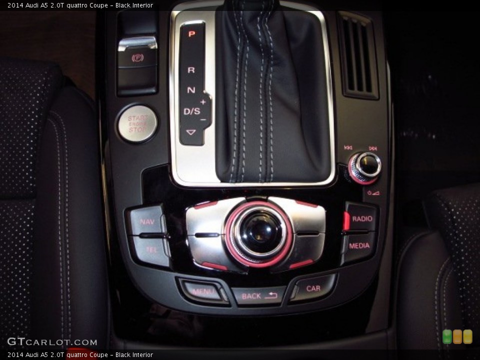 Black Interior Controls for the 2014 Audi A5 2.0T quattro Coupe #88931346
