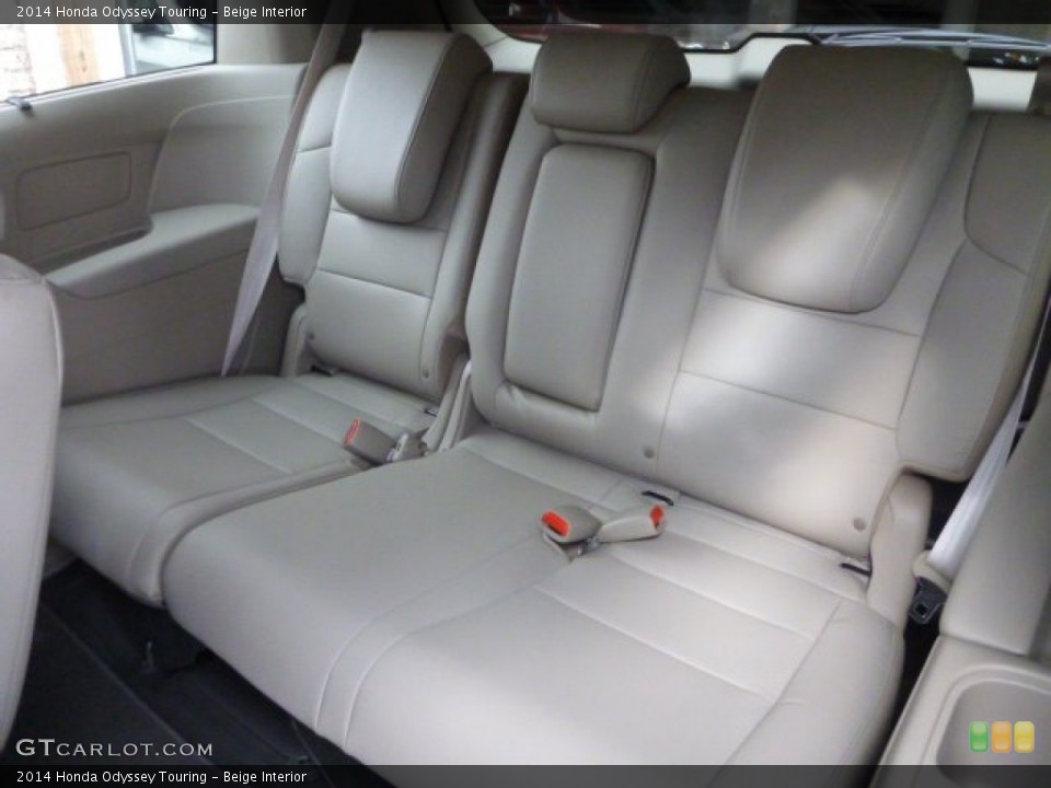 Beige Interior Rear Seat for the 2014 Honda Odyssey Touring #88932800