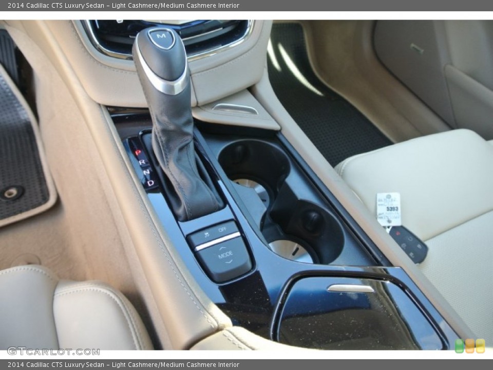 Light Cashmere/Medium Cashmere Interior Transmission for the 2014 Cadillac CTS Luxury Sedan #88936631