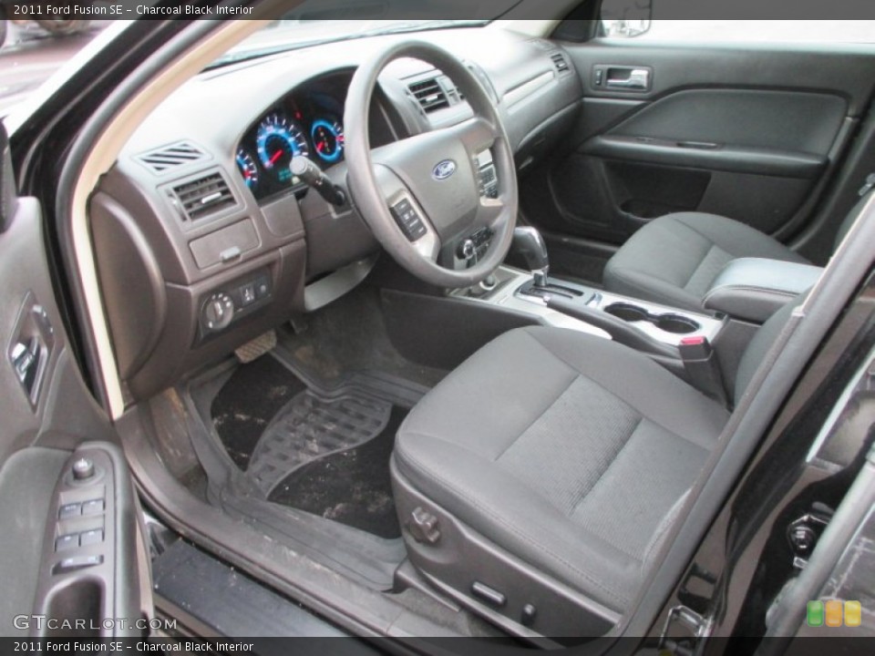 Charcoal Black 2011 Ford Fusion Interiors