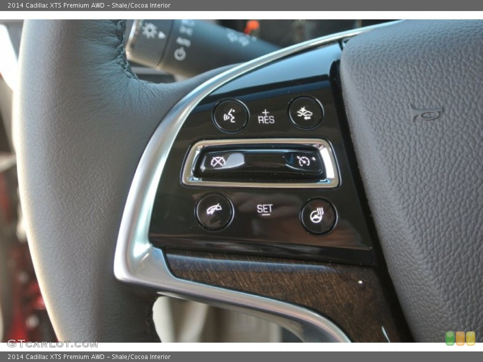 Shale/Cocoa Interior Controls for the 2014 Cadillac XTS Premium AWD #88938278