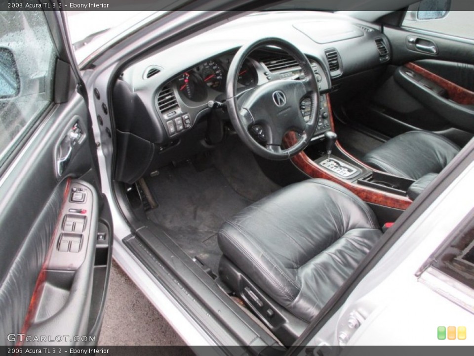 Ebony Interior Prime Interior for the 2003 Acura TL 3.2 #88940217
