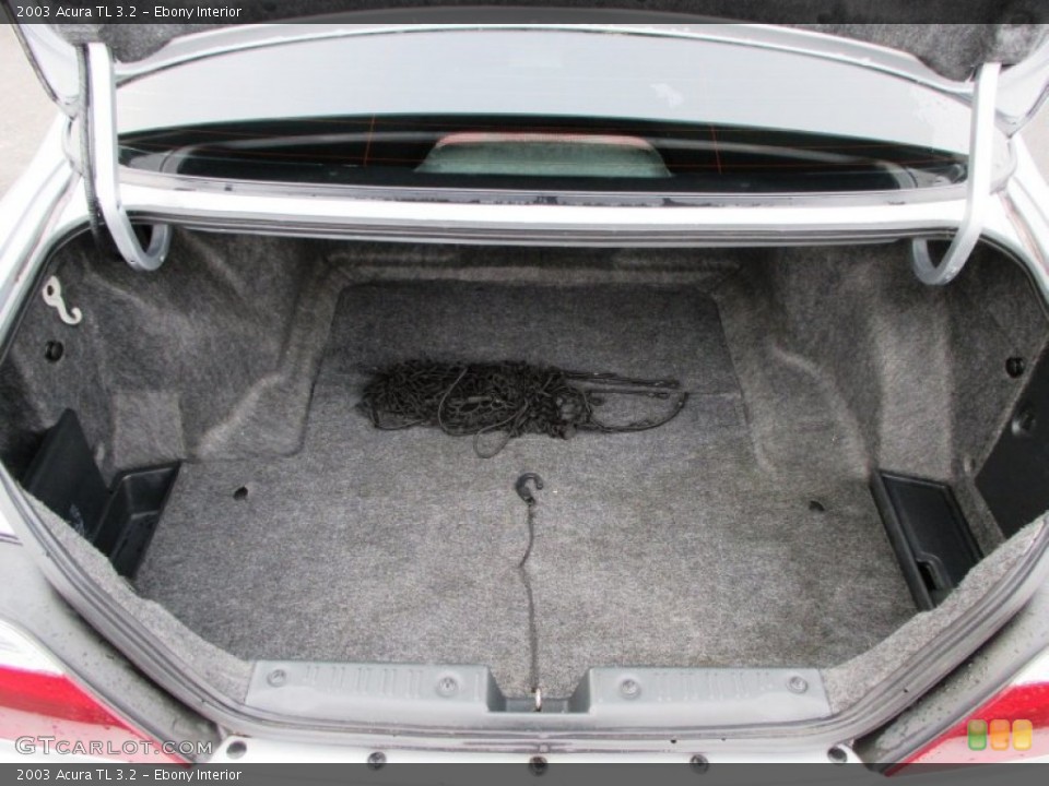 Ebony Interior Trunk for the 2003 Acura TL 3.2 #88940687