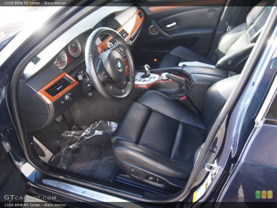 Black Interior Photo for the 2008 BMW M5 Sedan #88945856