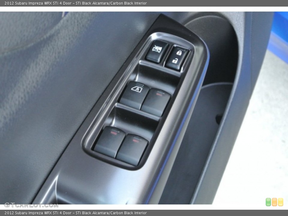 STi Black Alcantara/Carbon Black Interior Controls for the 2012 Subaru Impreza WRX STi 4 Door #88949151