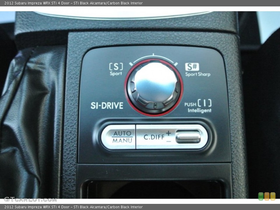 STi Black Alcantara/Carbon Black Interior Controls for the 2012 Subaru Impreza WRX STi 4 Door #88949198