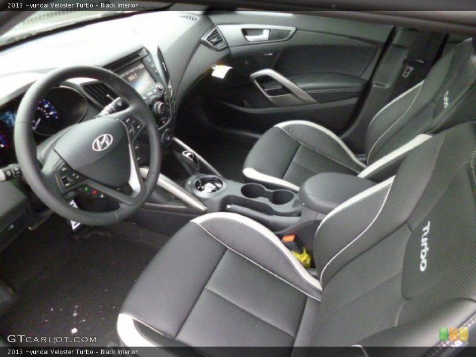 Black 2013 Hyundai Veloster Interiors