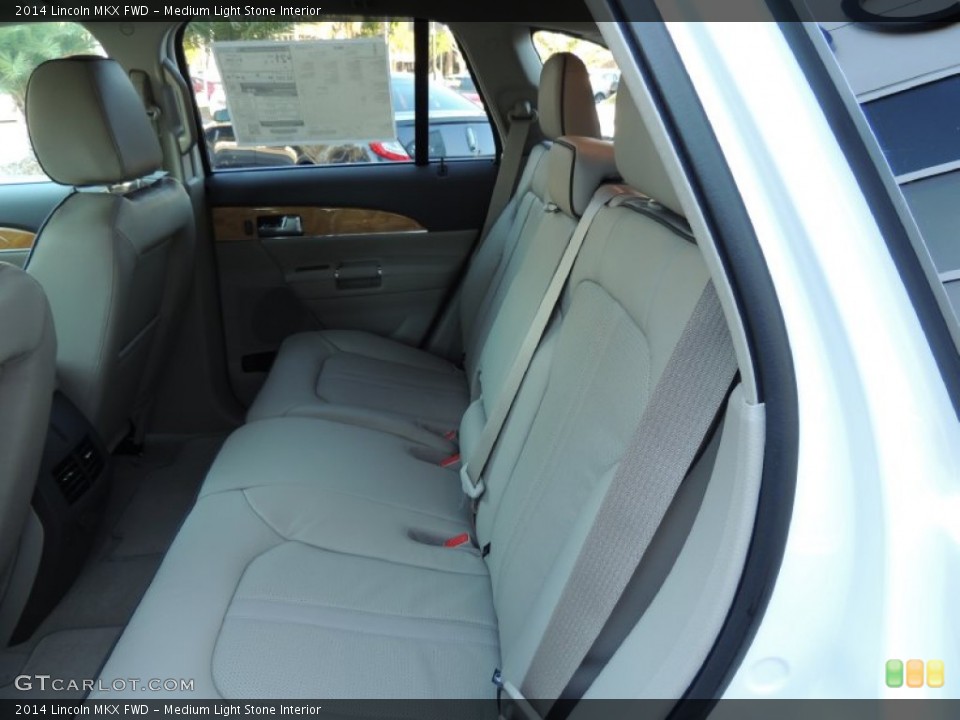 Medium Light Stone Interior Rear Seat for the 2014 Lincoln MKX FWD #88955756