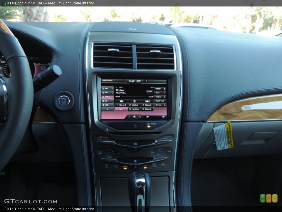 Medium Light Stone Interior Controls for the 2014 Lincoln MKX FWD #88955783