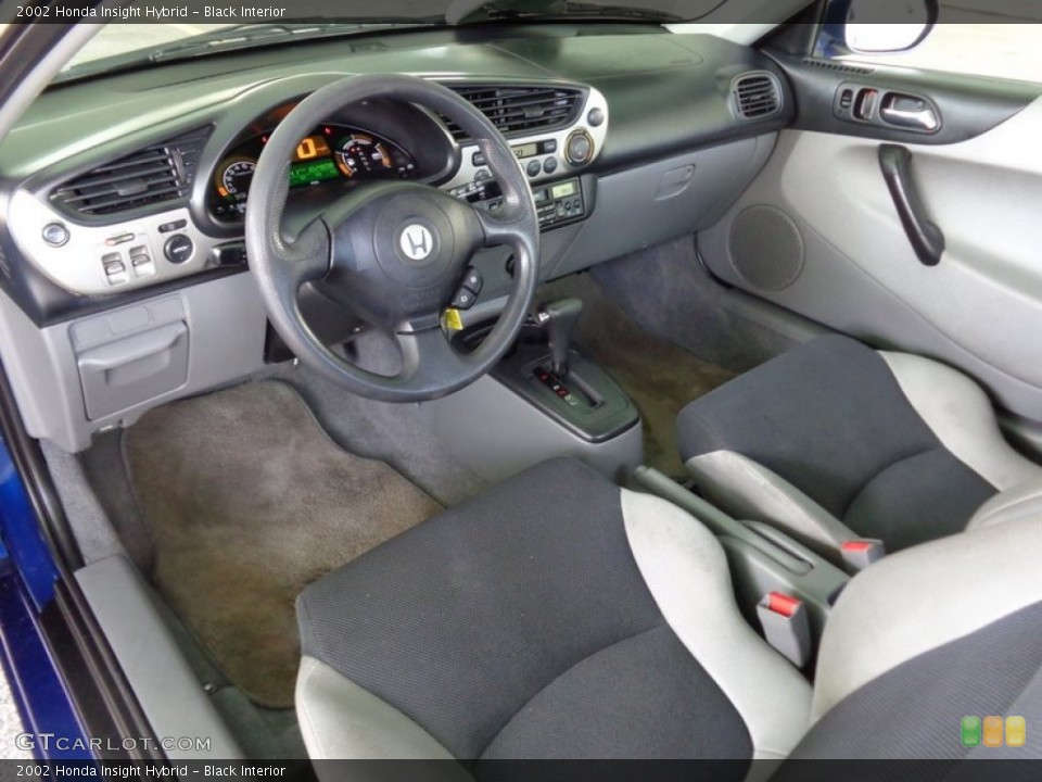 Black 2002 Honda Insight Interiors