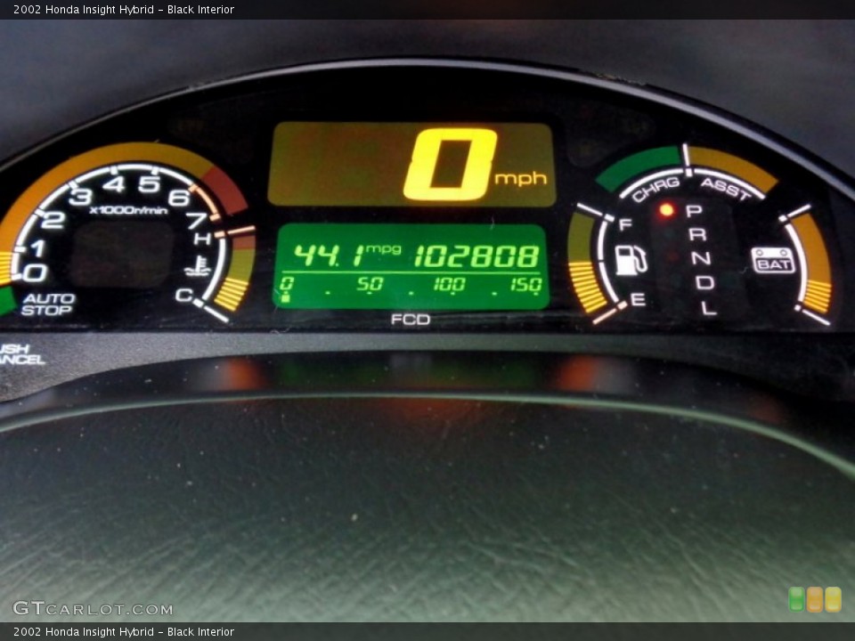 Black Interior Gauges for the 2002 Honda Insight Hybrid #88958831