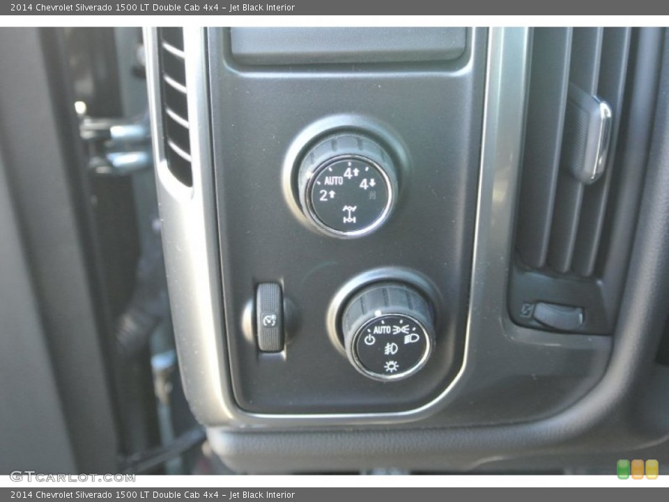 Jet Black Interior Controls for the 2014 Chevrolet Silverado 1500 LT Double Cab 4x4 #88964296