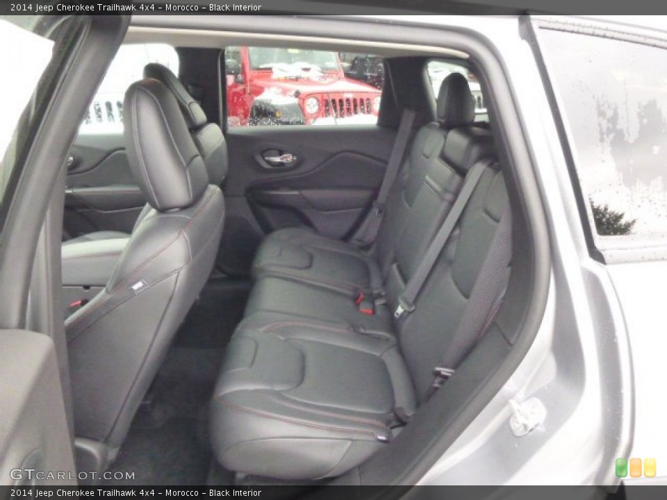 Morocco - Black Interior Rear Seat for the 2014 Jeep Cherokee Trailhawk 4x4 #88970122