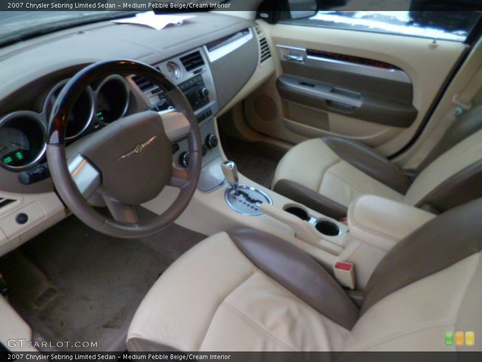 Medium Pebble Beige/Cream 2007 Chrysler Sebring Interiors