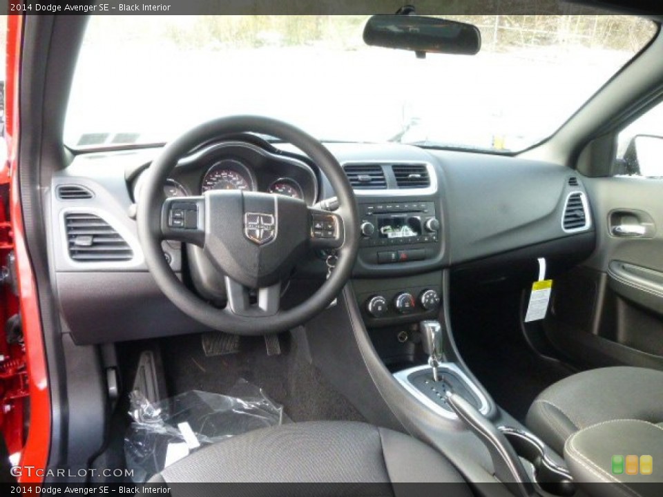 Black Interior Prime Interior for the 2014 Dodge Avenger SE #88972969