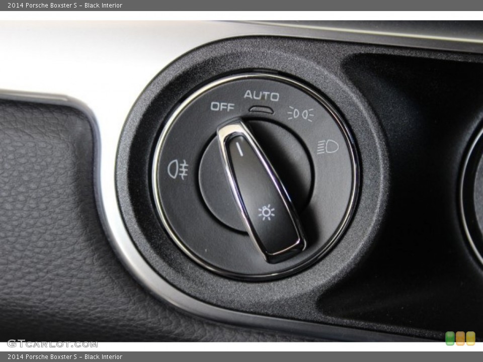 Black Interior Controls for the 2014 Porsche Boxster S #88975375