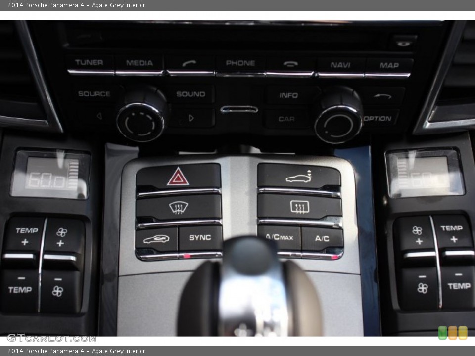 Agate Grey Interior Controls for the 2014 Porsche Panamera 4 #88976032