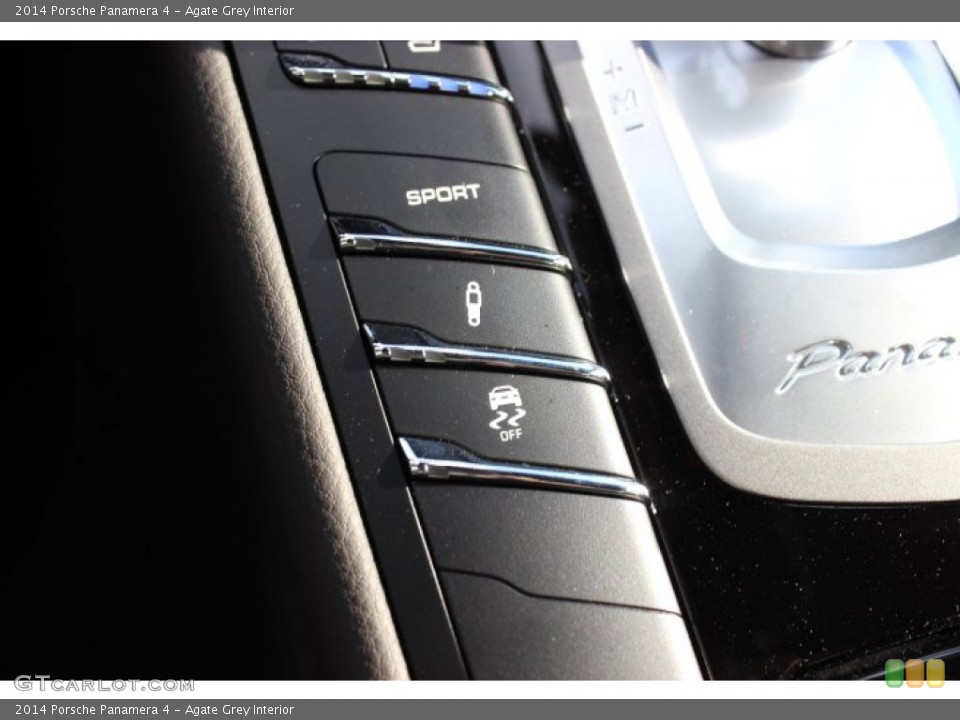 Agate Grey Interior Controls for the 2014 Porsche Panamera 4 #88976068