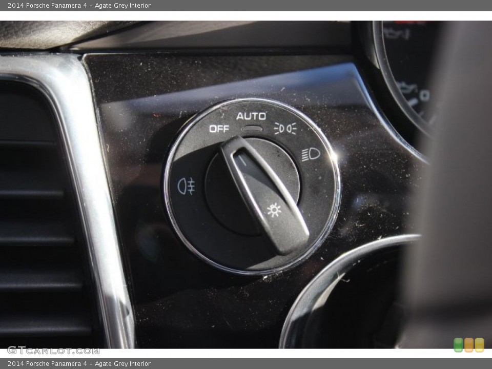Agate Grey Interior Controls for the 2014 Porsche Panamera 4 #88976134