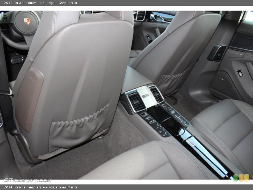 Agate Grey Interior Rear Seat for the 2014 Porsche Panamera 4 #88976197