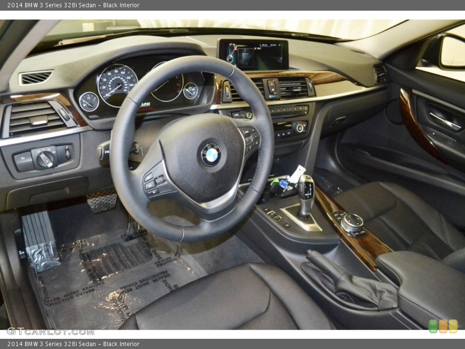 Black Interior Prime Interior for the 2014 BMW 3 Series 328i Sedan #88977142