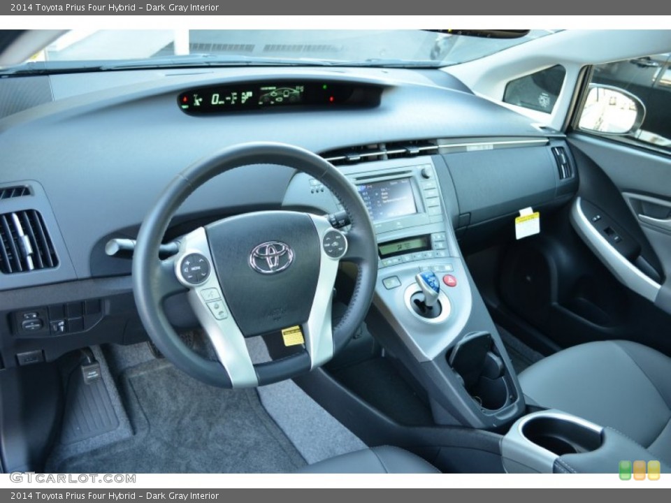 Dark Gray Interior Dashboard for the 2014 Toyota Prius Four Hybrid #88979251