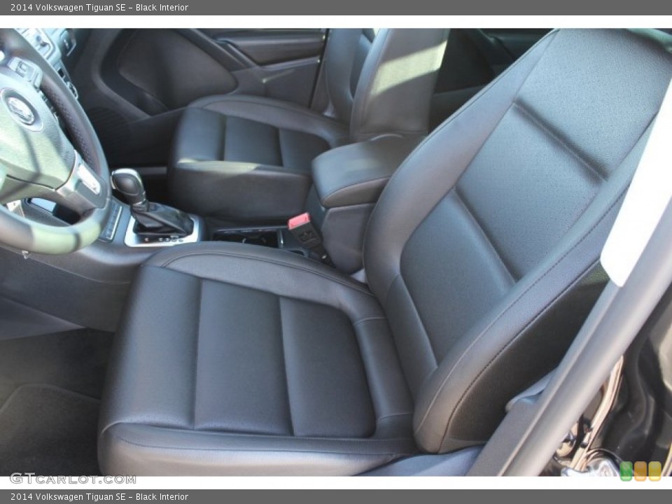 Black Interior Front Seat for the 2014 Volkswagen Tiguan SE #88979782