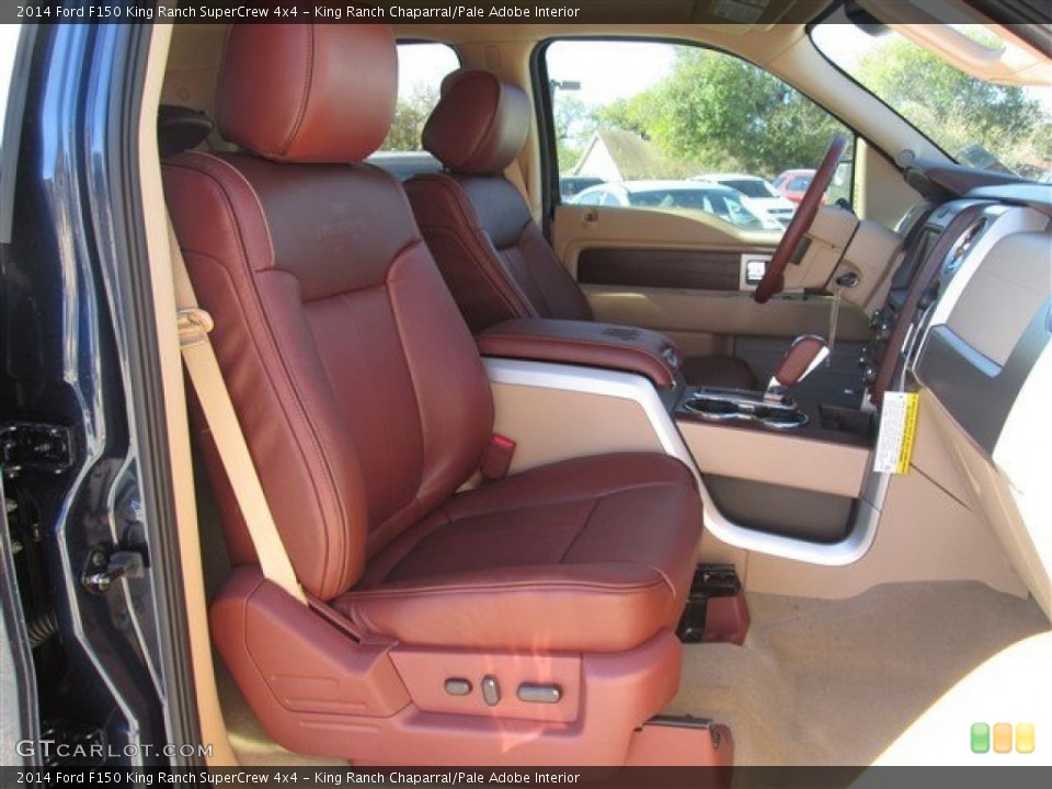 King Ranch Chaparral/Pale Adobe Interior Front Seat for the 2014 Ford F150 King Ranch SuperCrew 4x4 #88980989