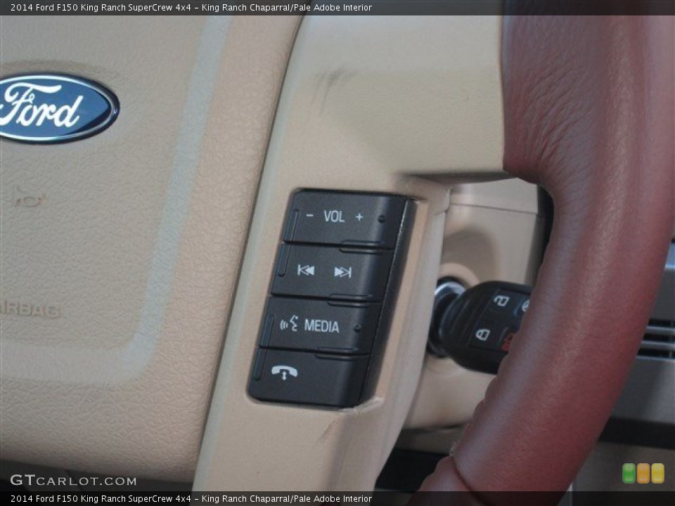 King Ranch Chaparral/Pale Adobe Interior Controls for the 2014 Ford F150 King Ranch SuperCrew 4x4 #88981126