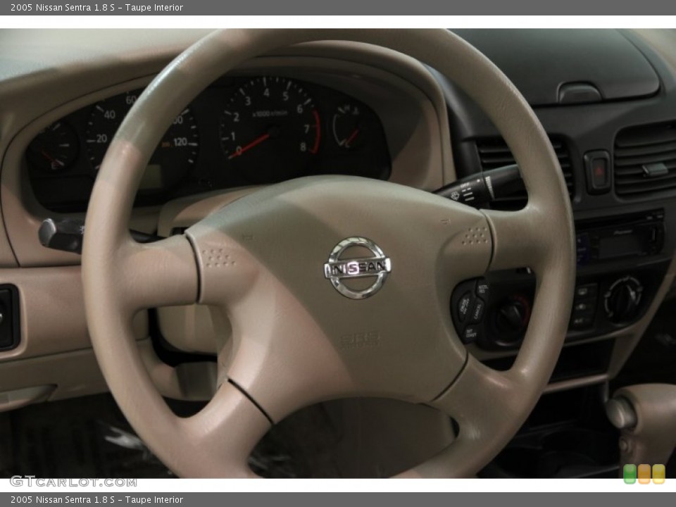 Taupe Interior Steering Wheel for the 2005 Nissan Sentra 1.8 S #88981804