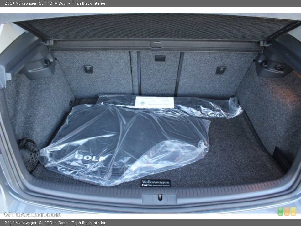 Titan Black Interior Trunk for the 2014 Volkswagen Golf TDI 4 Door #88982053