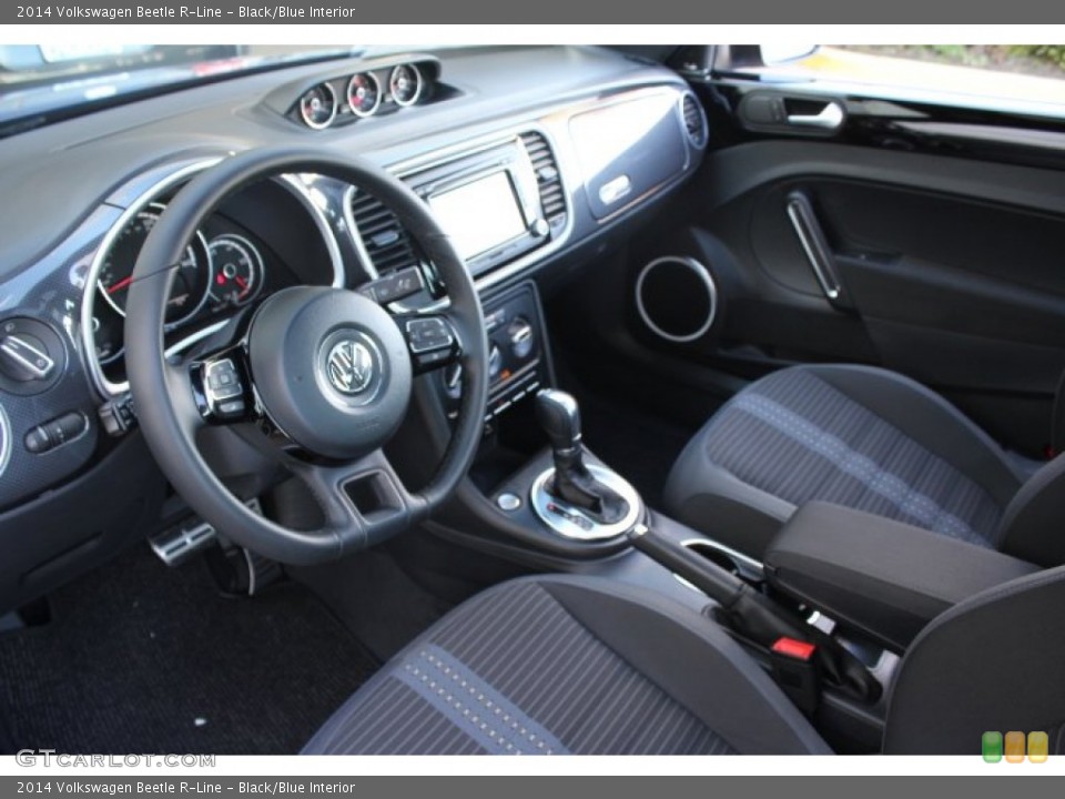 Black/Blue Interior Prime Interior for the 2014 Volkswagen Beetle R-Line #88984186