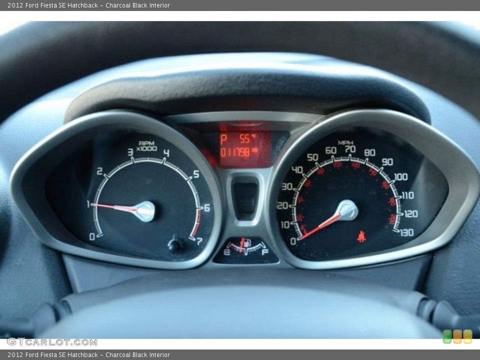 Charcoal Black Interior Gauges for the 2012 Ford Fiesta SE Hatchback #88986403