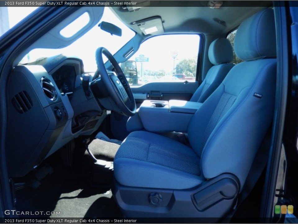 Steel Interior Front Seat for the 2013 Ford F350 Super Duty XLT Regular Cab 4x4 Chassis #88987102