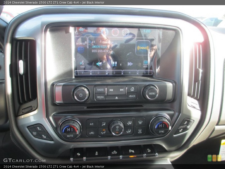 Jet Black Interior Controls for the 2014 Chevrolet Silverado 1500 LTZ Z71 Crew Cab 4x4 #88991539