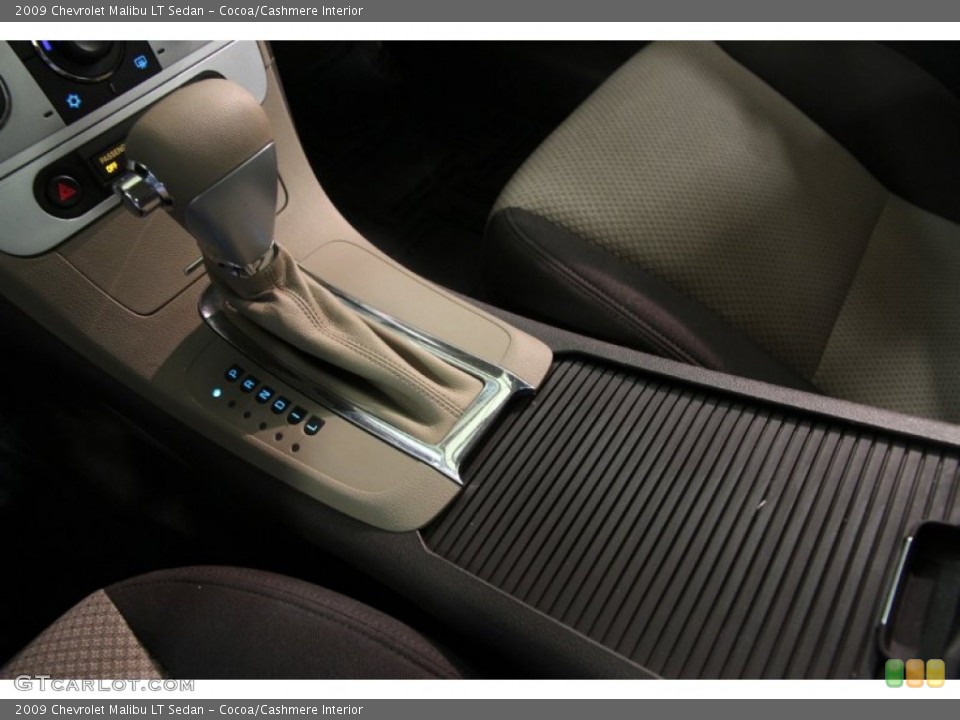 Cocoa/Cashmere Interior Transmission for the 2009 Chevrolet Malibu LT Sedan #89001203
