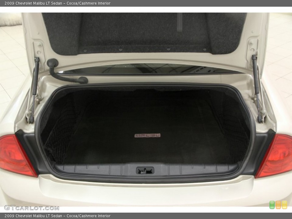Cocoa/Cashmere Interior Trunk for the 2009 Chevrolet Malibu LT Sedan #89001266