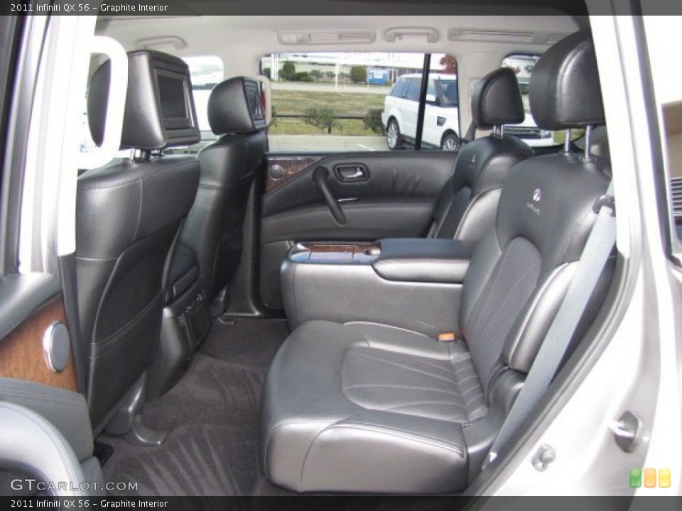 Graphite Interior Rear Seat for the 2011 Infiniti QX 56 #89004056