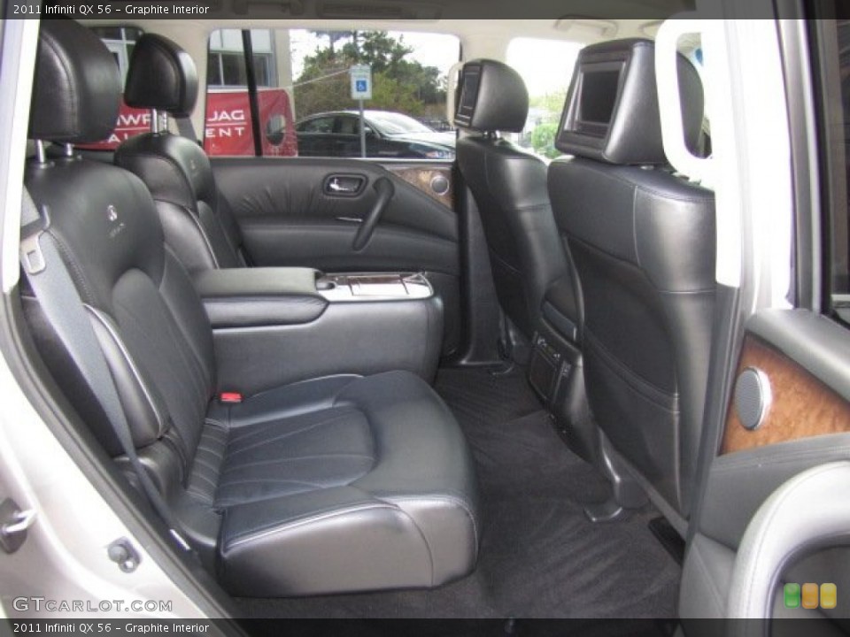 Graphite Interior Rear Seat for the 2011 Infiniti QX 56 #89004344